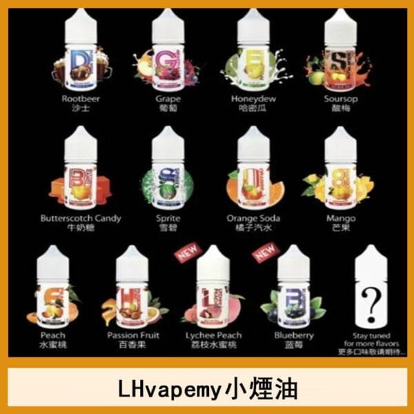 LHvapemy馬來西亞主機小煙油30ml